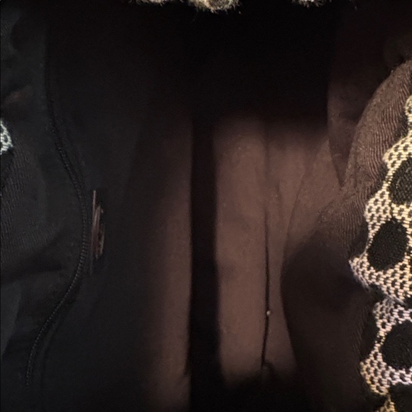 Talbots Black and White Polka Dot Shoulder Bag - Picture 3 of 7